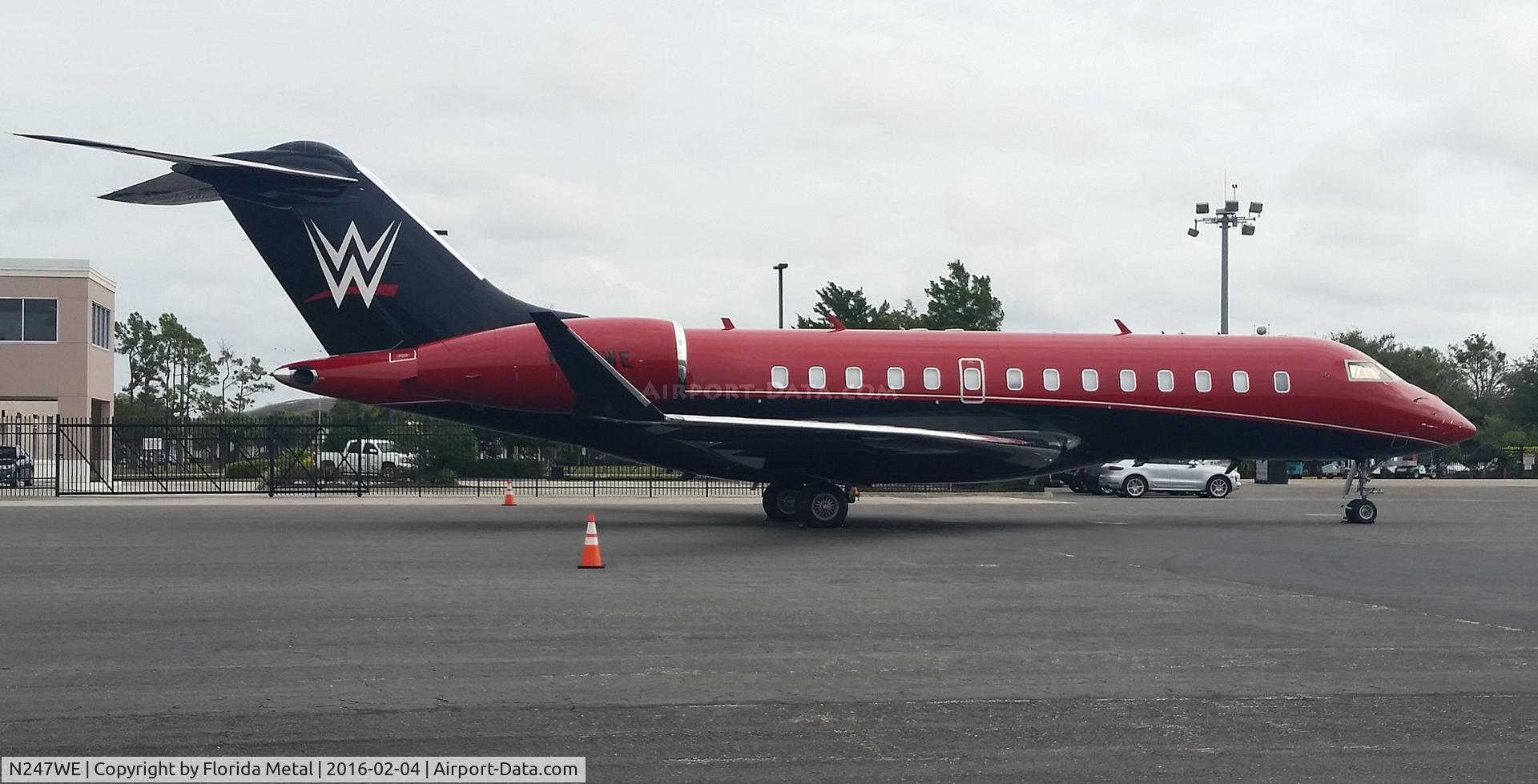 N247WE, 2007 Bombardier BD-700-1A11 Global 5000 C/N 9245, WWE Wrestling Global 5000