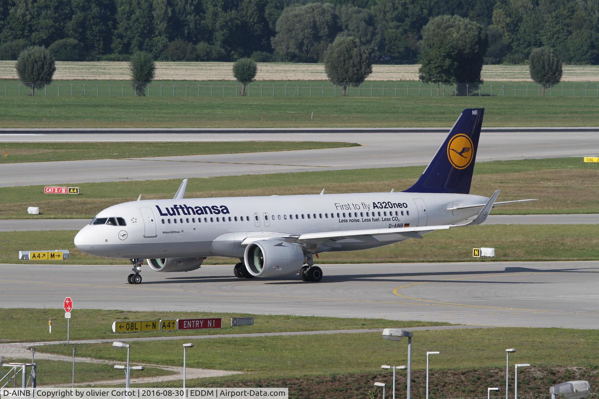 D-AINB, 2016 Airbus A320-271N C/N 6864, my first A-320 neo :)