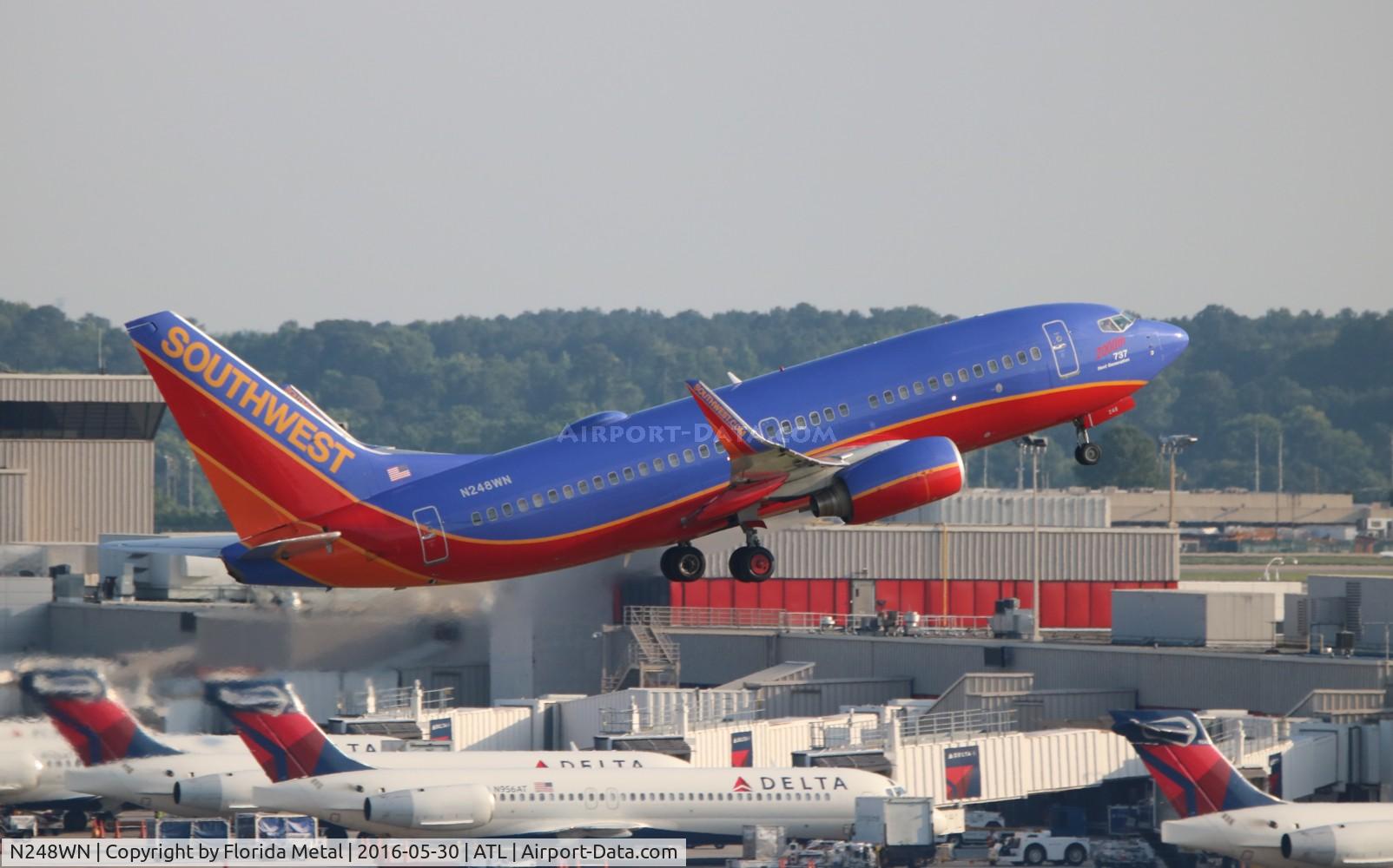 N248WN, 2006 Boeing 737-7H4 C/N 32509, Southwest