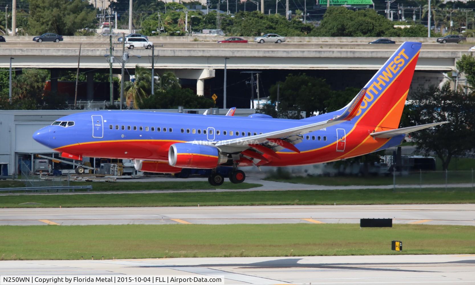 N250WN, 2006 Boeing 737-7H4 C/N 34972, Southwest