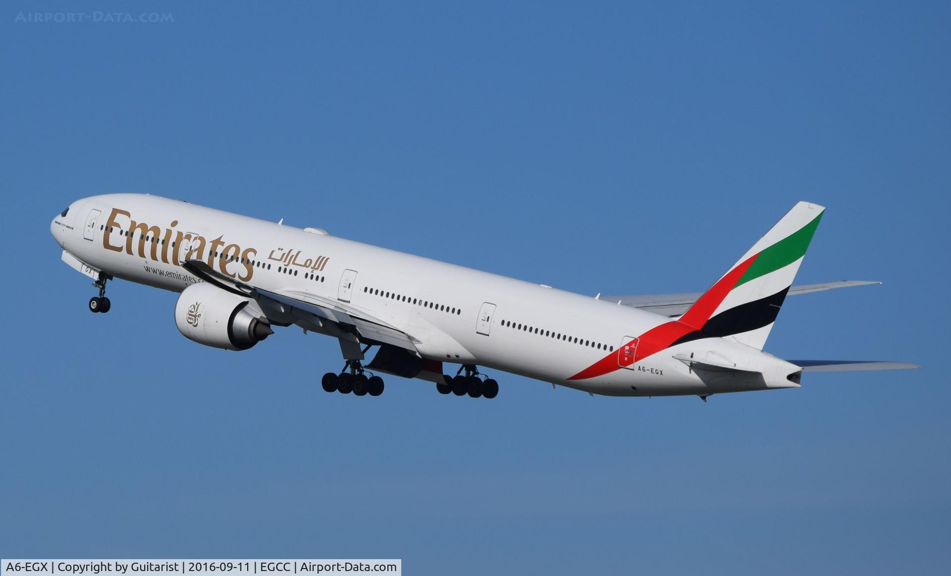 A6-EGX, 2012 Boeing 777-31H/ER C/N 35602, At Manchester
