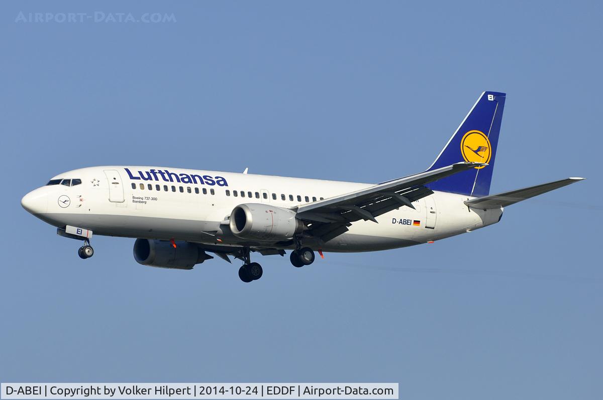 D-ABEI, 1991 Boeing 737-330 C/N 25359, at fra