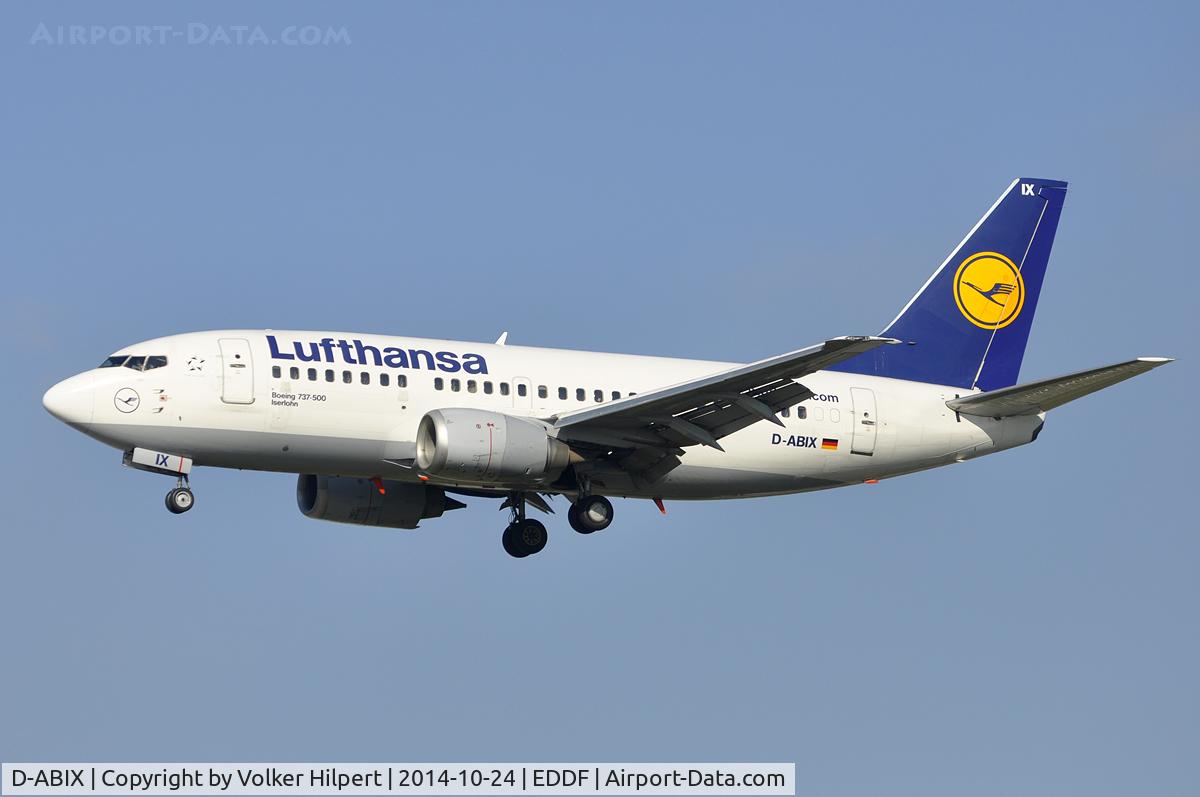 D-ABIX, 1991 Boeing 737-530 C/N 24946, at fra