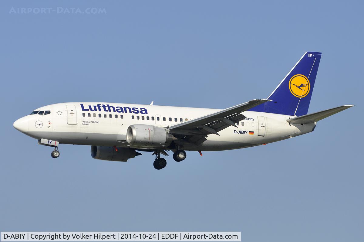 D-ABIY, 1991 Boeing 737-530 C/N 25243, at fra