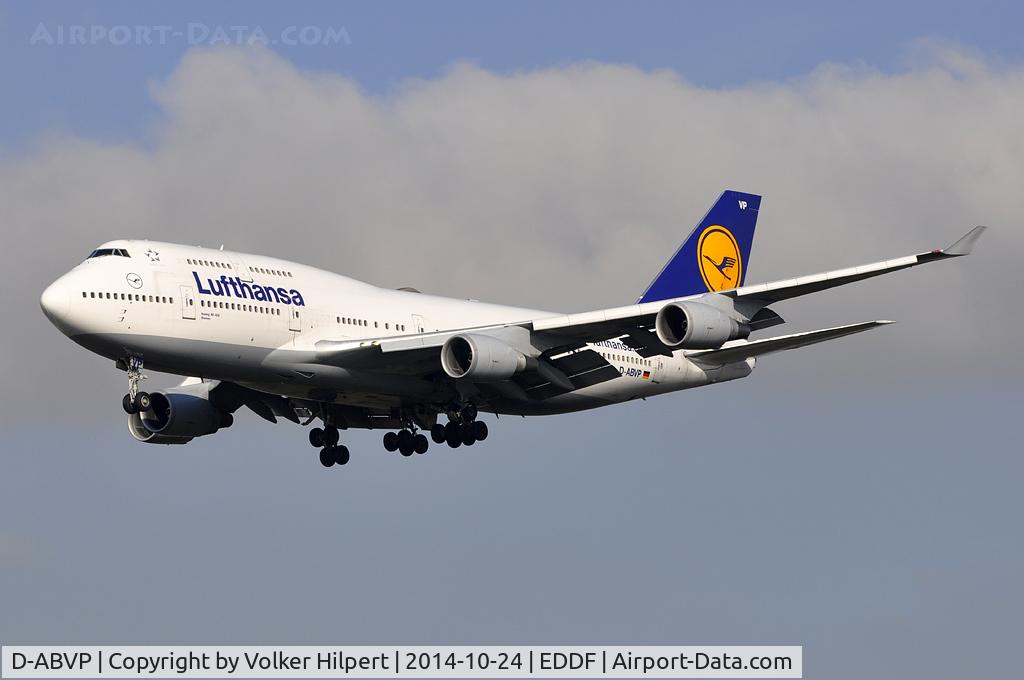 D-ABVP, 1997 Boeing 747-430 C/N 28284, at fra