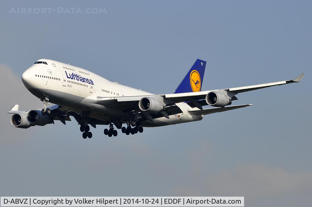 D-ABVZ, 2001 Boeing 747-430 C/N 29870, at fra