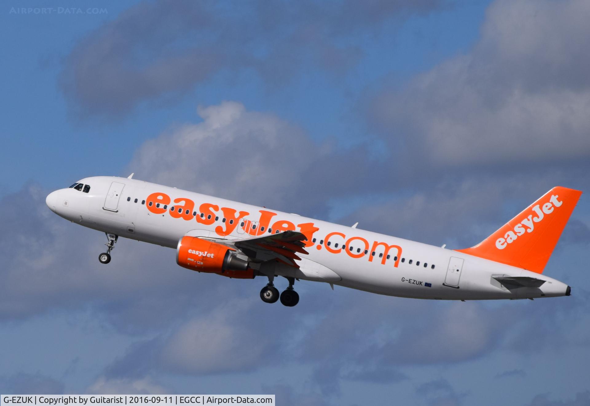 G-EZUK, 2011 Airbus A320-214 C/N 4749, At Manchester