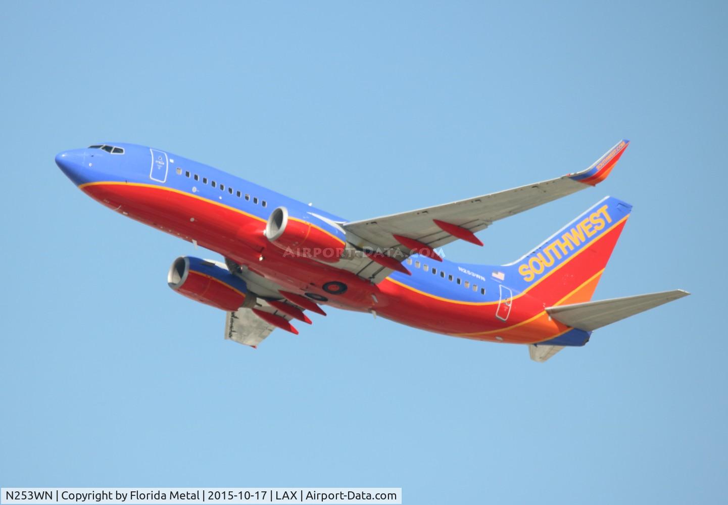 N253WN, 2006 Boeing 737-7H4 C/N 32511, Southwest