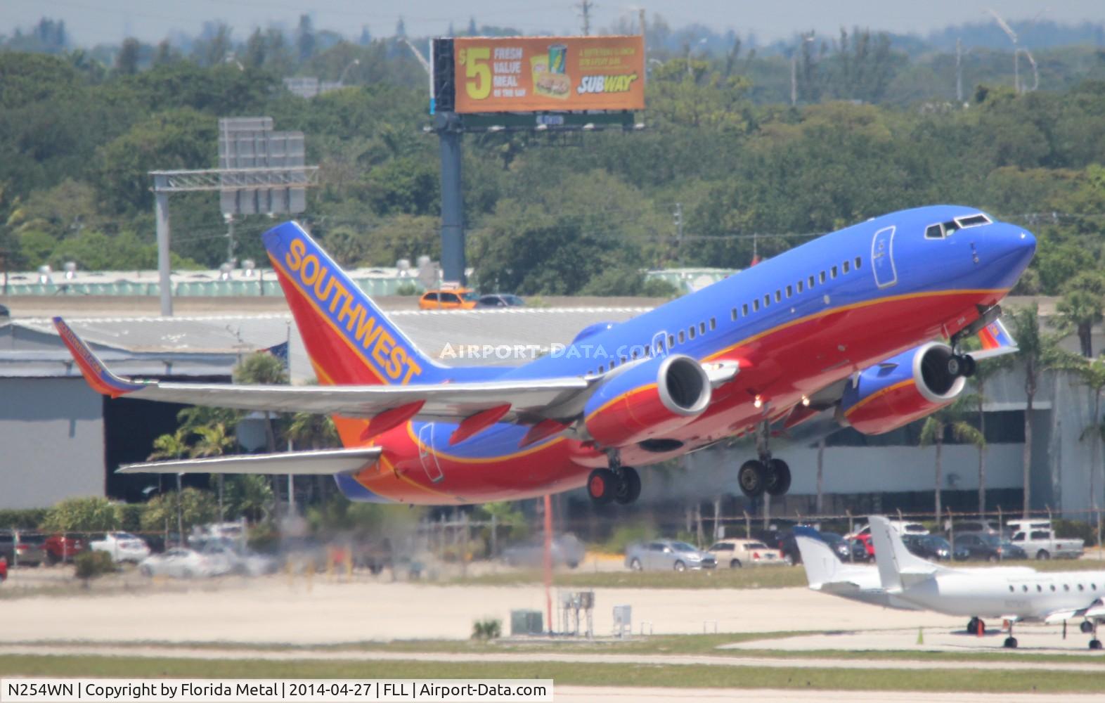N254WN, 2006 Boeing 737-7H4 C/N 32512, Southwest