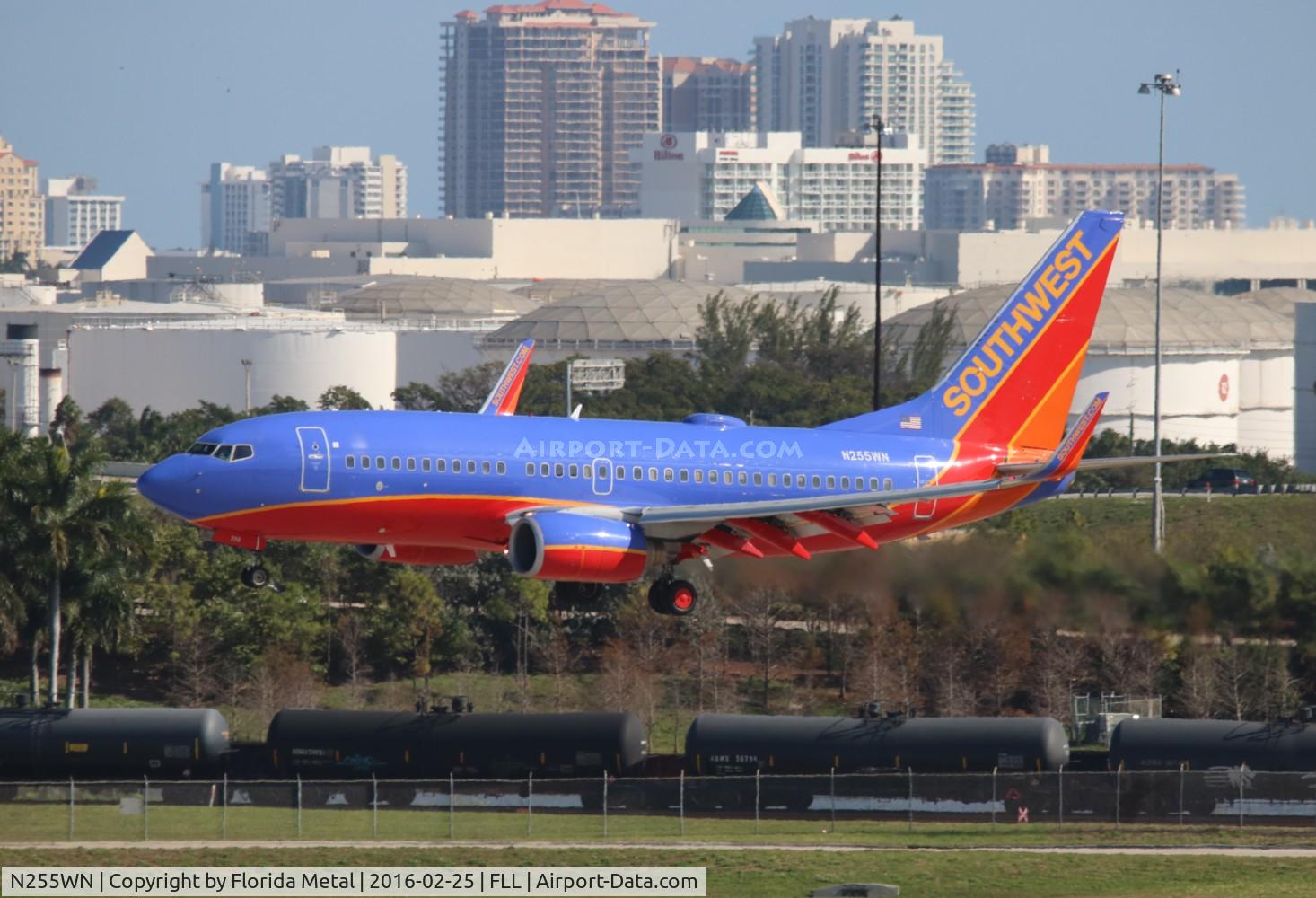 N255WN, 2006 Boeing 737-7H4 C/N 32513, Southwest