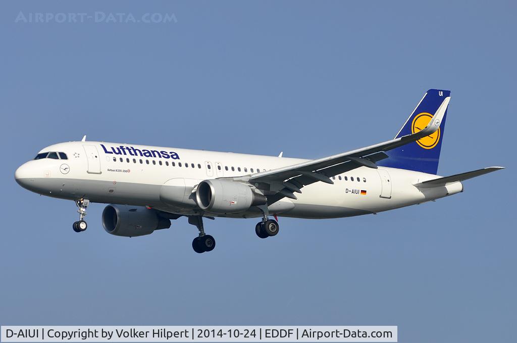 D-AIUI, 2014 Airbus A320-214 C/N 6265, at fra