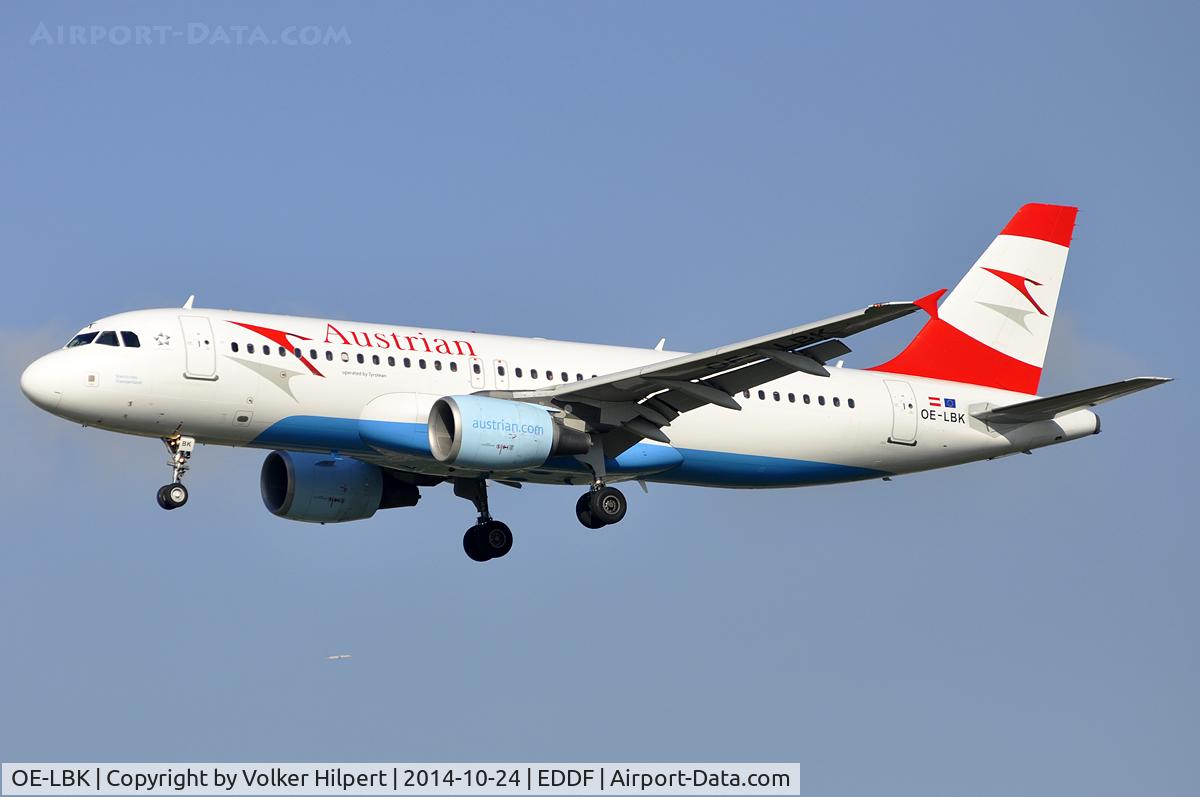 OE-LBK, 2003 Airbus A320-214 C/N 1931, at fra