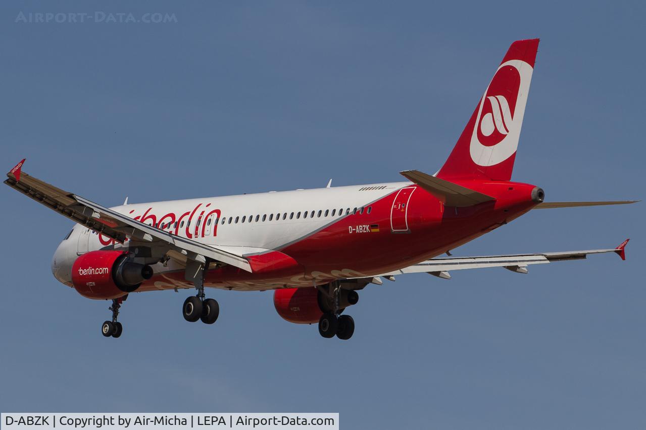 D-ABZK, 2007 Airbus A320-216 C/N 3213, Air Berlin
