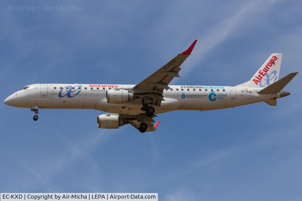 EC-KXD, 2009 Embraer 195LR (ERJ-190-200LR) C/N 19000244, Air Europa