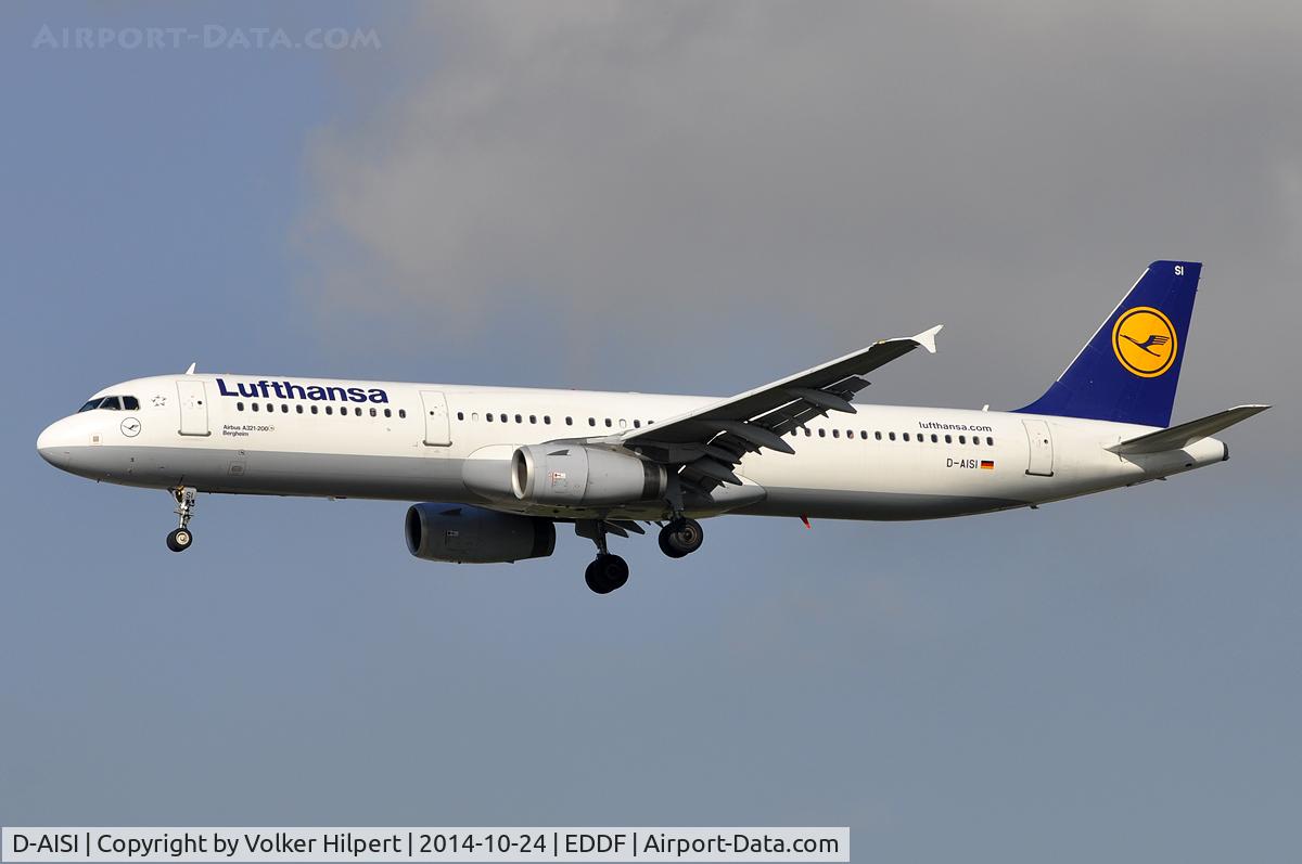 D-AISI, 2007 Airbus A321-231 C/N 3339, at fra