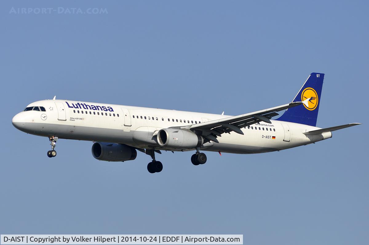 D-AIST, 2009 Airbus A321-231 C/N 4005, at fra