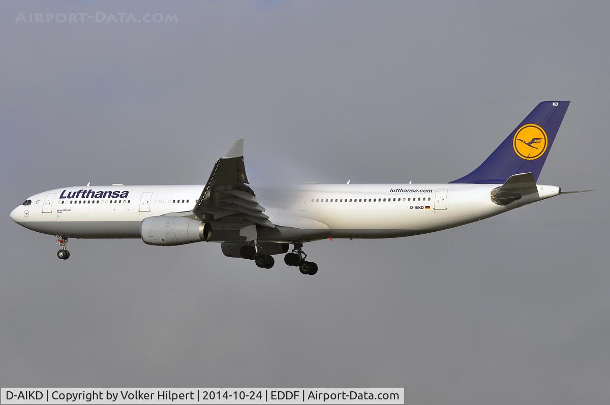 D-AIKD, 2004 Airbus A330-343X C/N 629, at fra