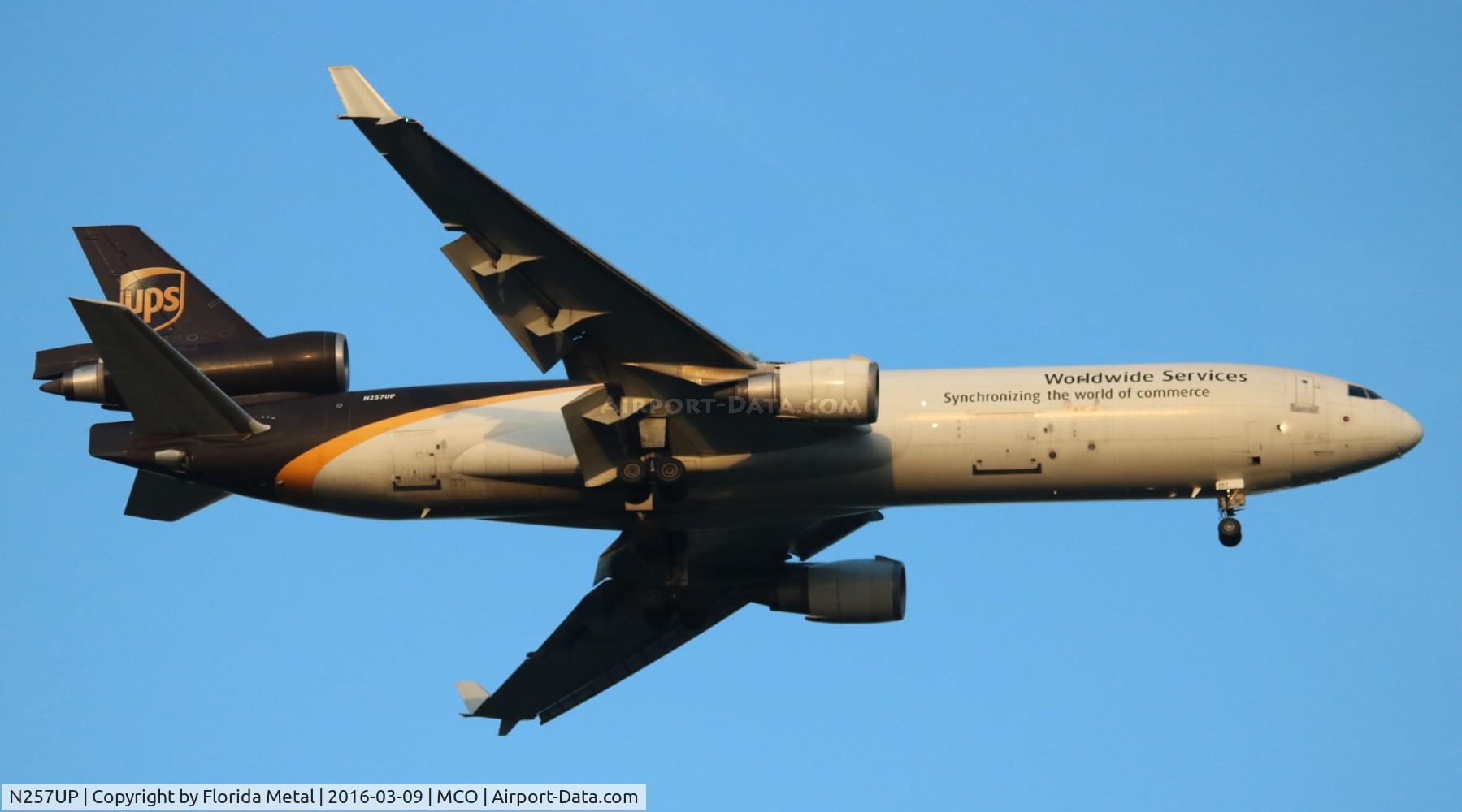N257UP, 1992 McDonnell Douglas MD-11F C/N 48451, UPS MD-11