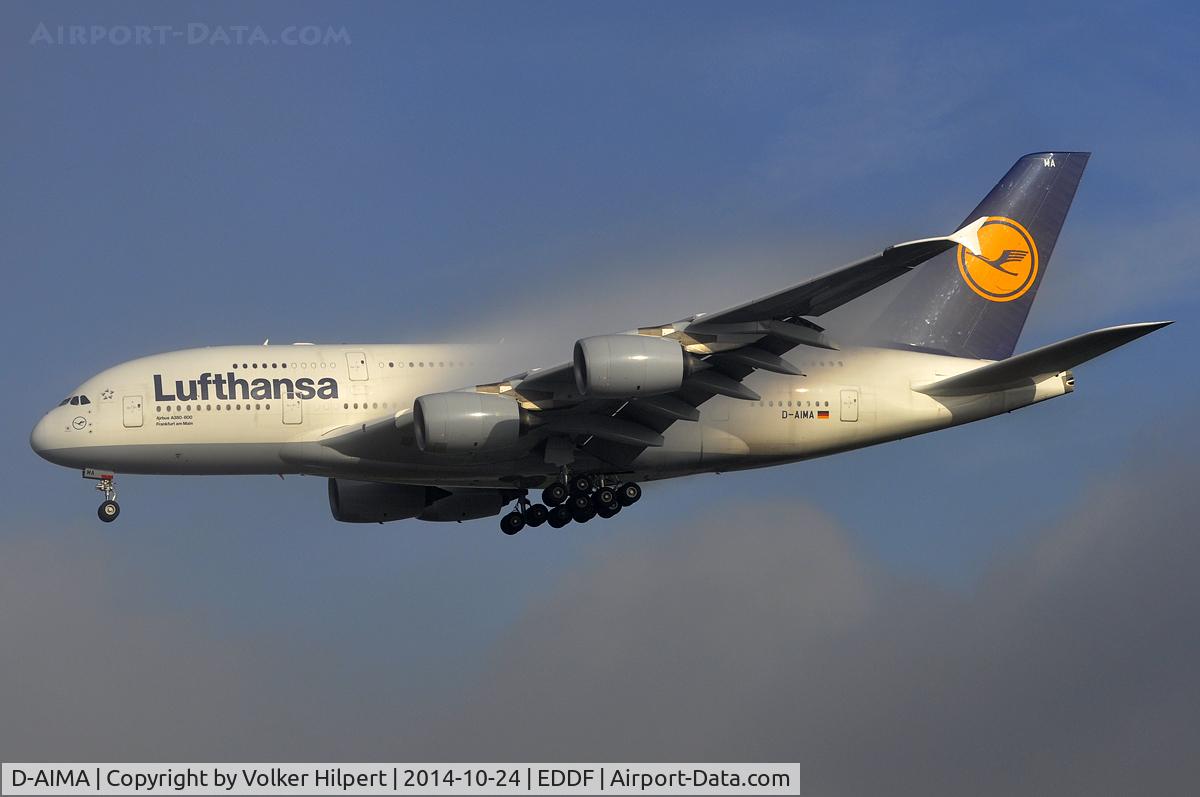 D-AIMA, 2010 Airbus A380-841 C/N 038, at fra