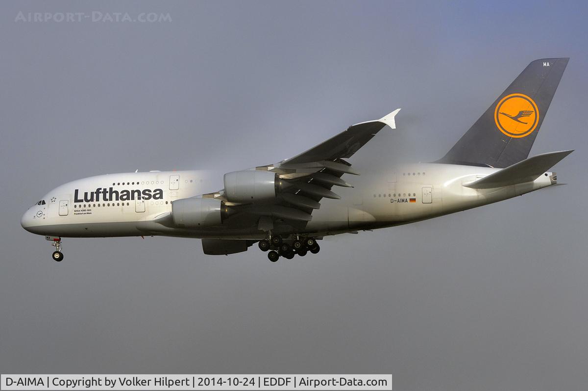 D-AIMA, 2010 Airbus A380-841 C/N 038, at fra
