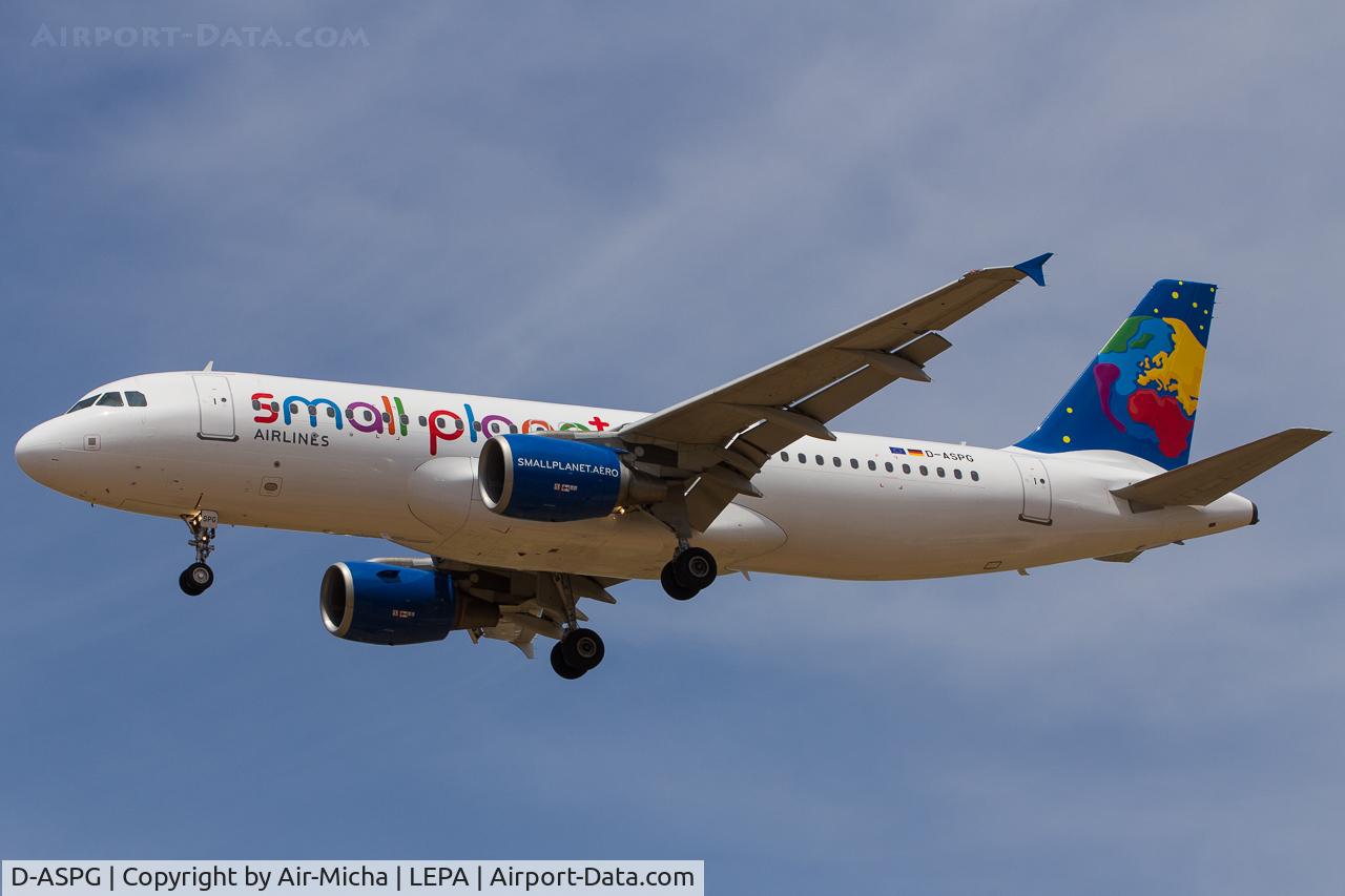 D-ASPG, 2005 Airbus A320-214 C/N 2529, Small Planet Germany
