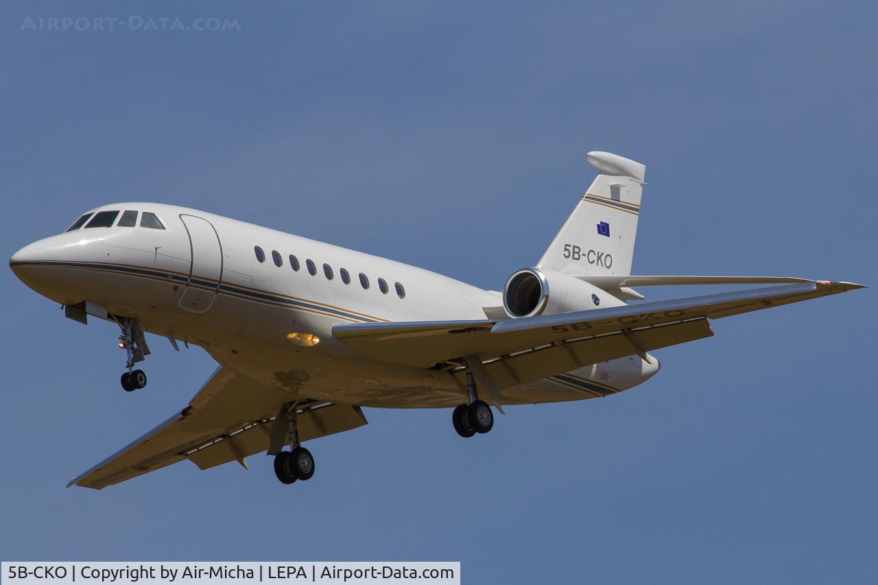 5B-CKO, 2006 Dassault Falcon 2000EX C/N 96, CSM Aviation