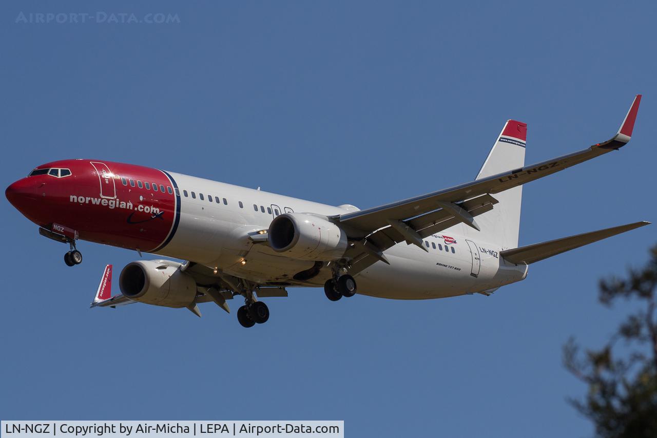 LN-NGZ, 2014 Boeing 737-8JP C/N 41127, Norwegian Air Shuttle