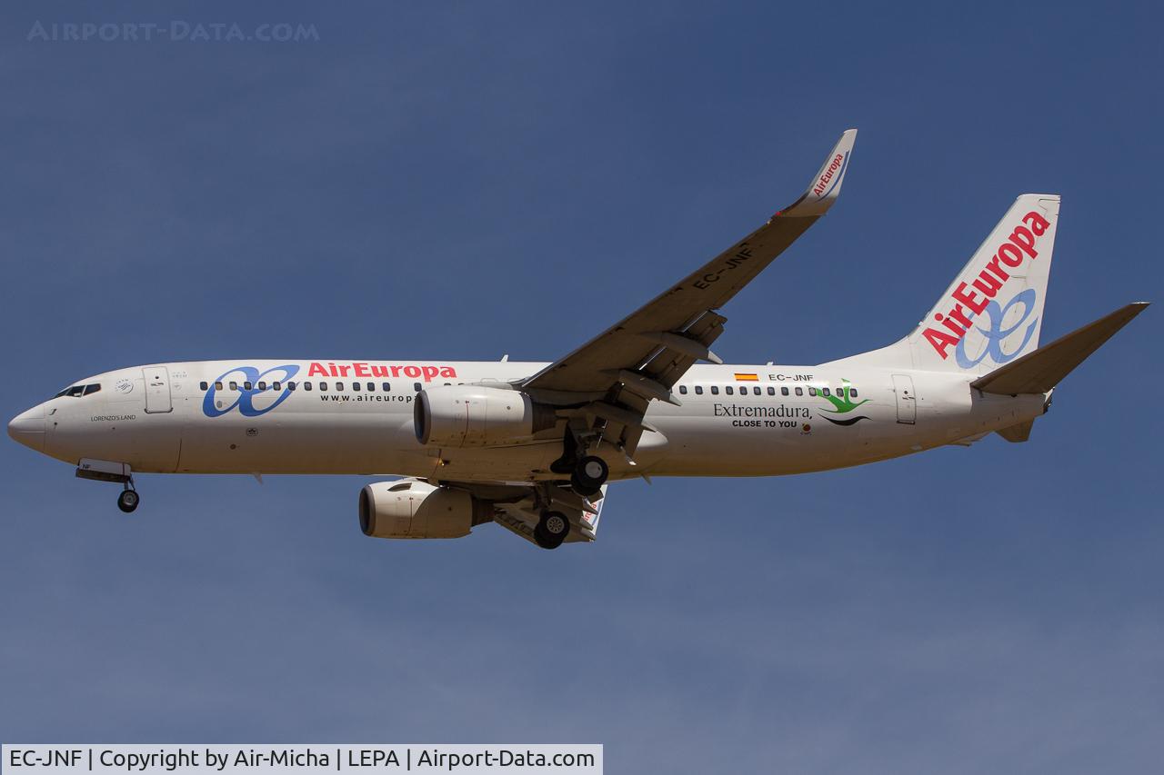 EC-JNF, 2006 Boeing 737-85P C/N 33977, Air Europa