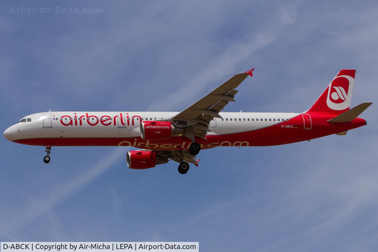 D-ABCK, 2011 Airbus A321-211 C/N 5133, Air Berlin