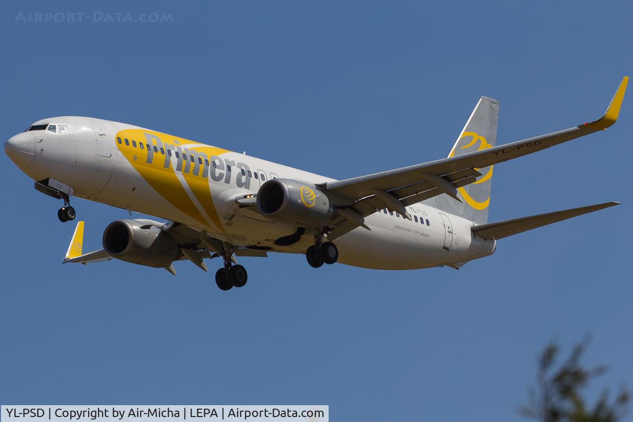 YL-PSD, 2000 Boeing 737-86N C/N 28618, Primera Air Nordic