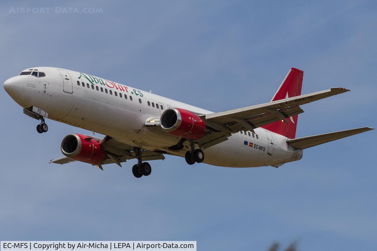 EC-MFS, 1992 Boeing 737-4Y0 C/N 25178, AlbaStar