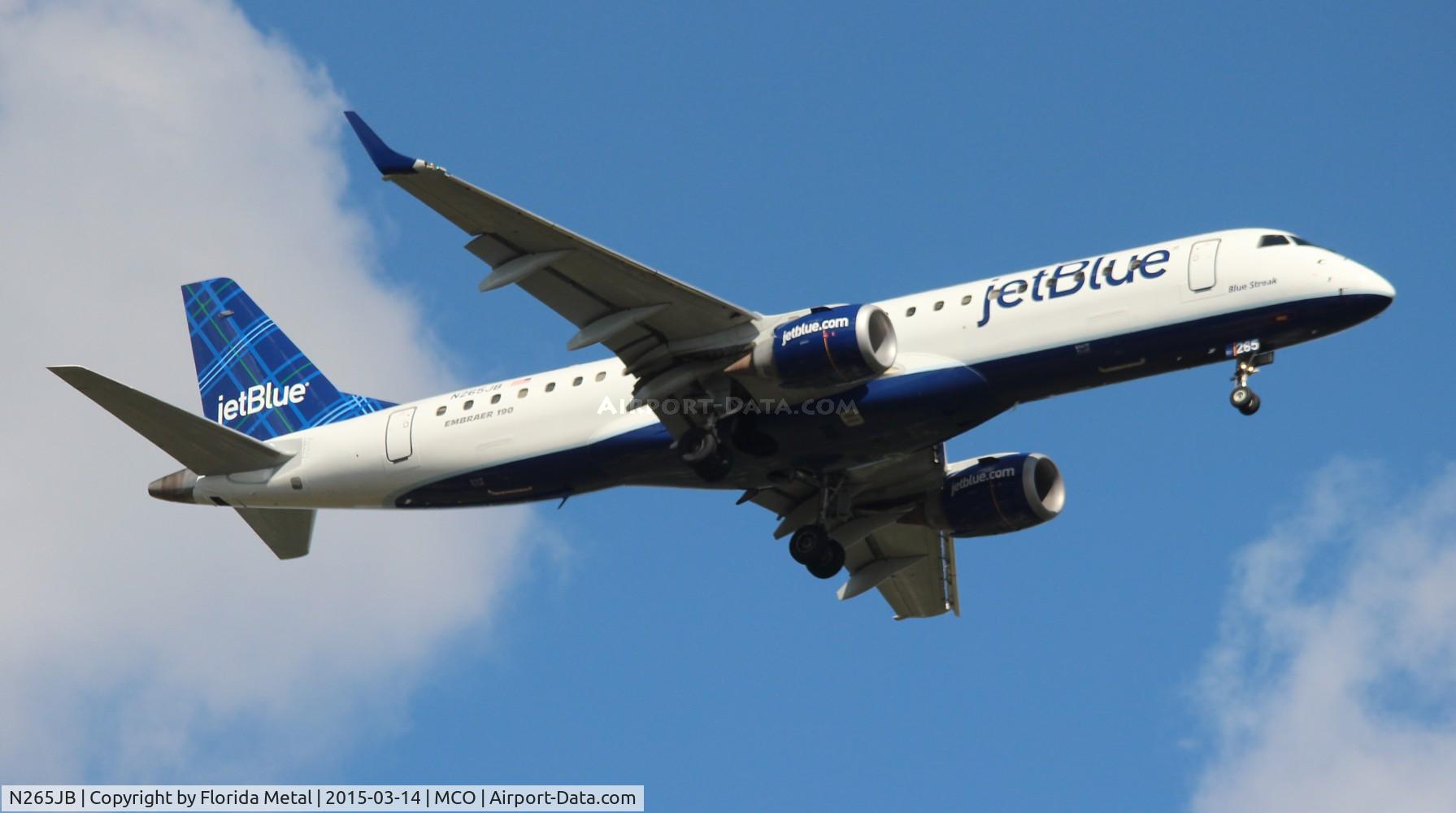 N265JB, 2006 Embraer ERJ-190-100 IGW 190AR C/N 19000049, Jet Blue