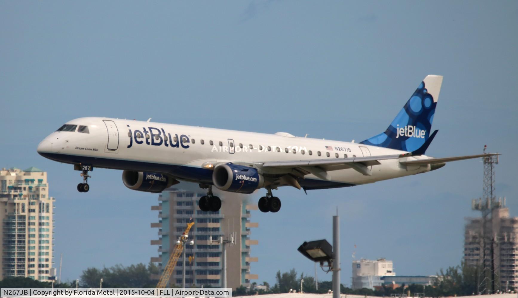 N267JB, 2007 Embraer 190AR (ERJ-190-100IGW) C/N 19000065, Jet Blue
