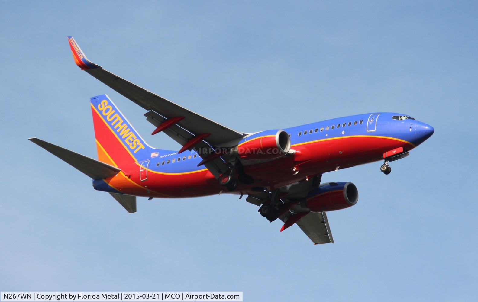 N267WN, 2007 Boeing 737-7H4 C/N 32525, Southwest