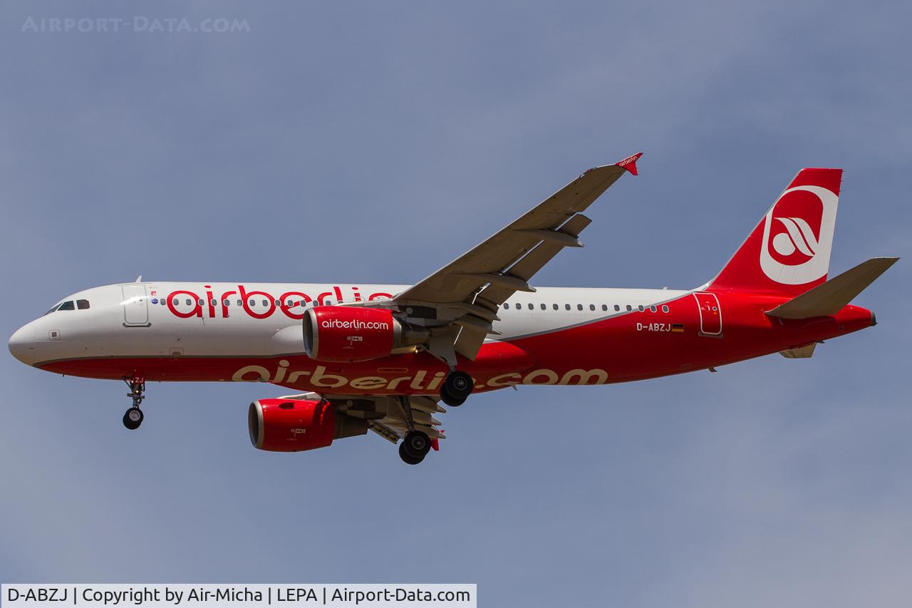 D-ABZJ, 2007 Airbus A320-216 C/N 3295, Air Berlin