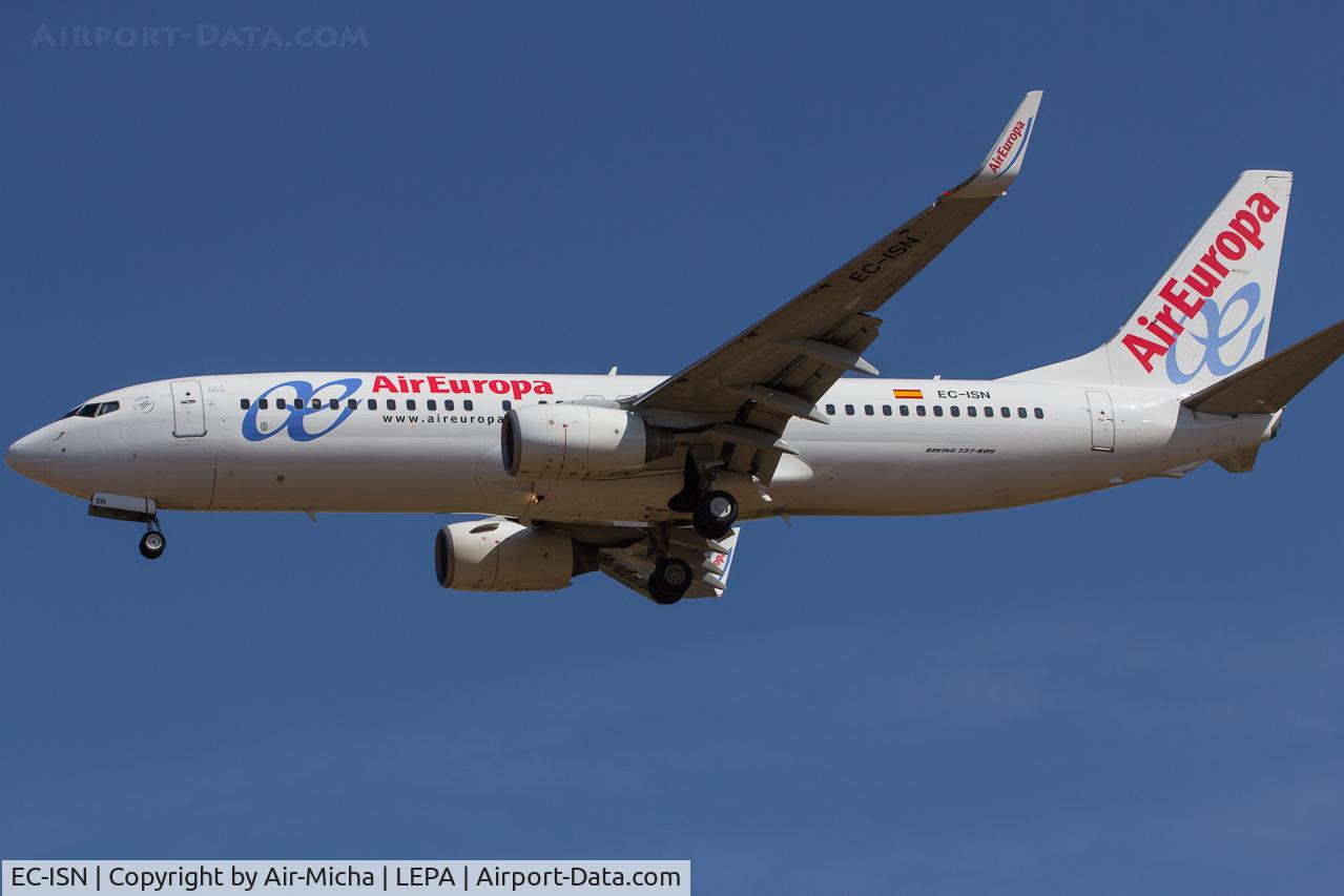 EC-ISN, 2002 Boeing 737-86Q C/N 30291, Air Europa