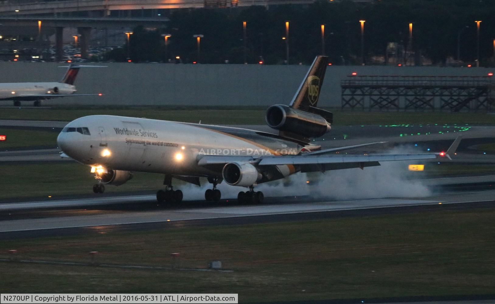 N270UP, 1994 McDonnell Douglas MD-11F C/N 48576, UPS MD-11
