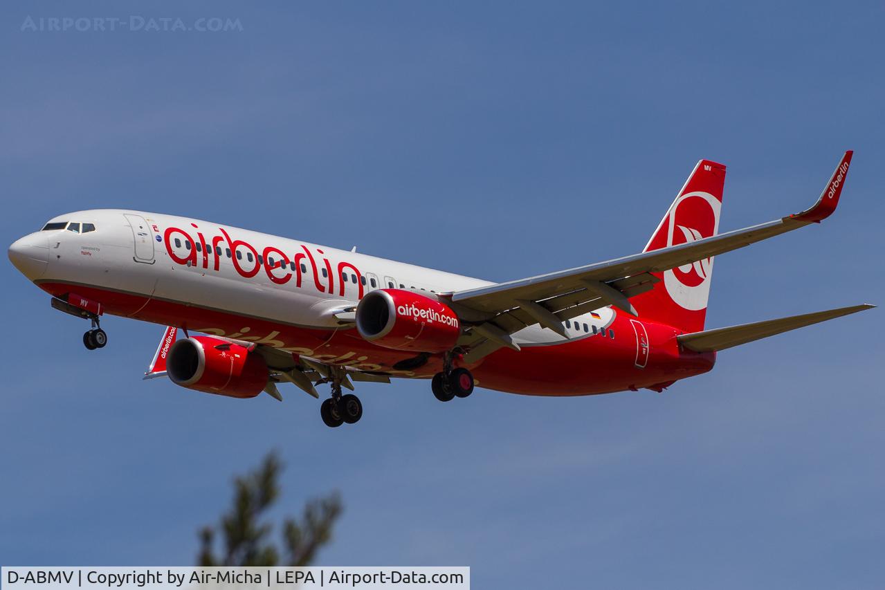 D-ABMV, 2013 Boeing 737-86J C/N 37785, Air Berlin
