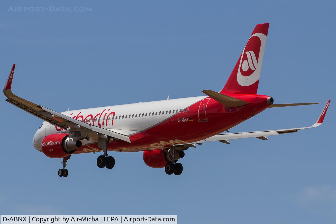D-ABNX, 2016 Airbus A320-214 C/N 6927, Air Berlin