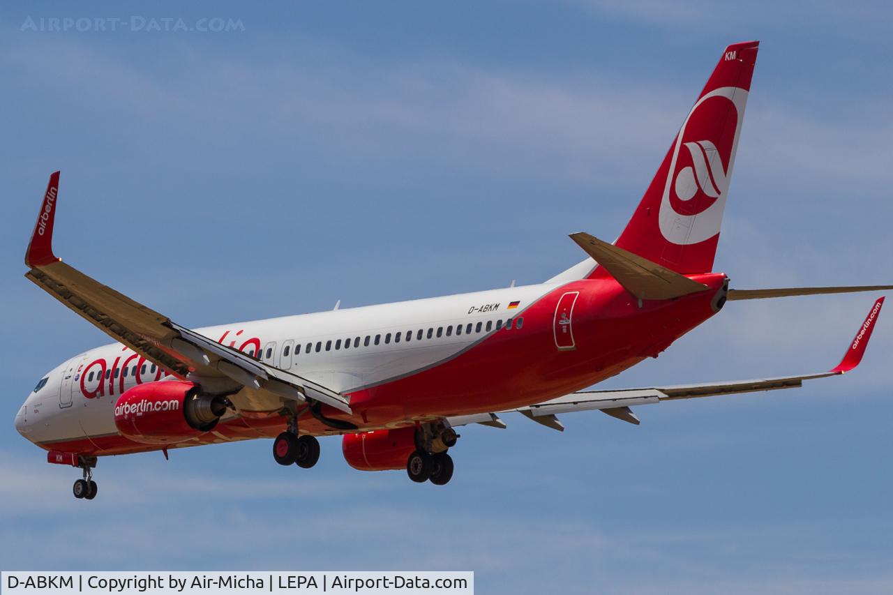 D-ABKM, 2010 Boeing 737-86J C/N 37755, Air Berlin