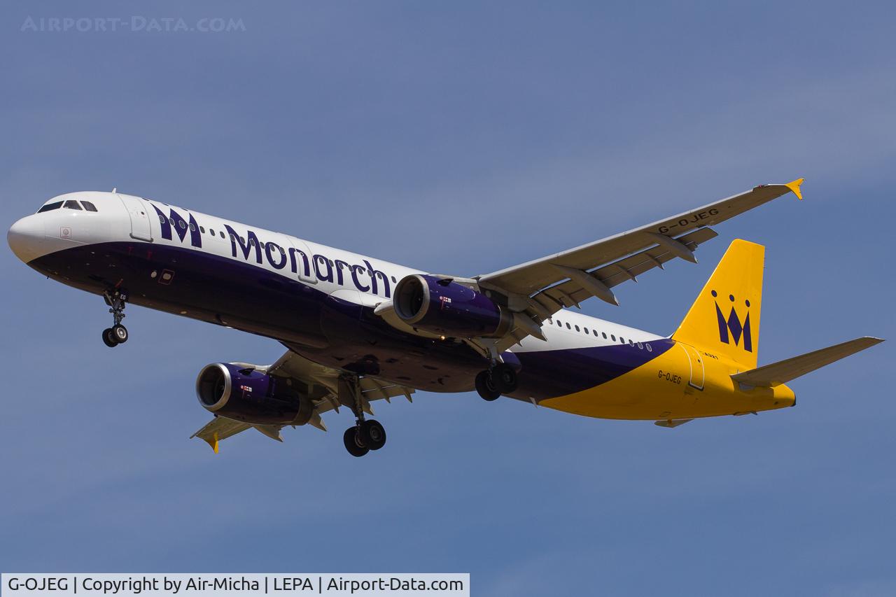 G-OJEG, 1999 Airbus A321-231 C/N 1015, Monarch Airlines