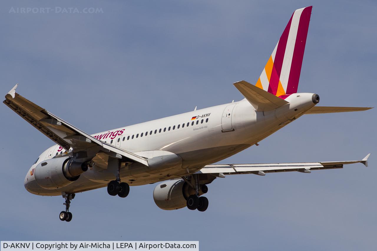 D-AKNV, 2005 Airbus A319-112 C/N 2632, Germanwings