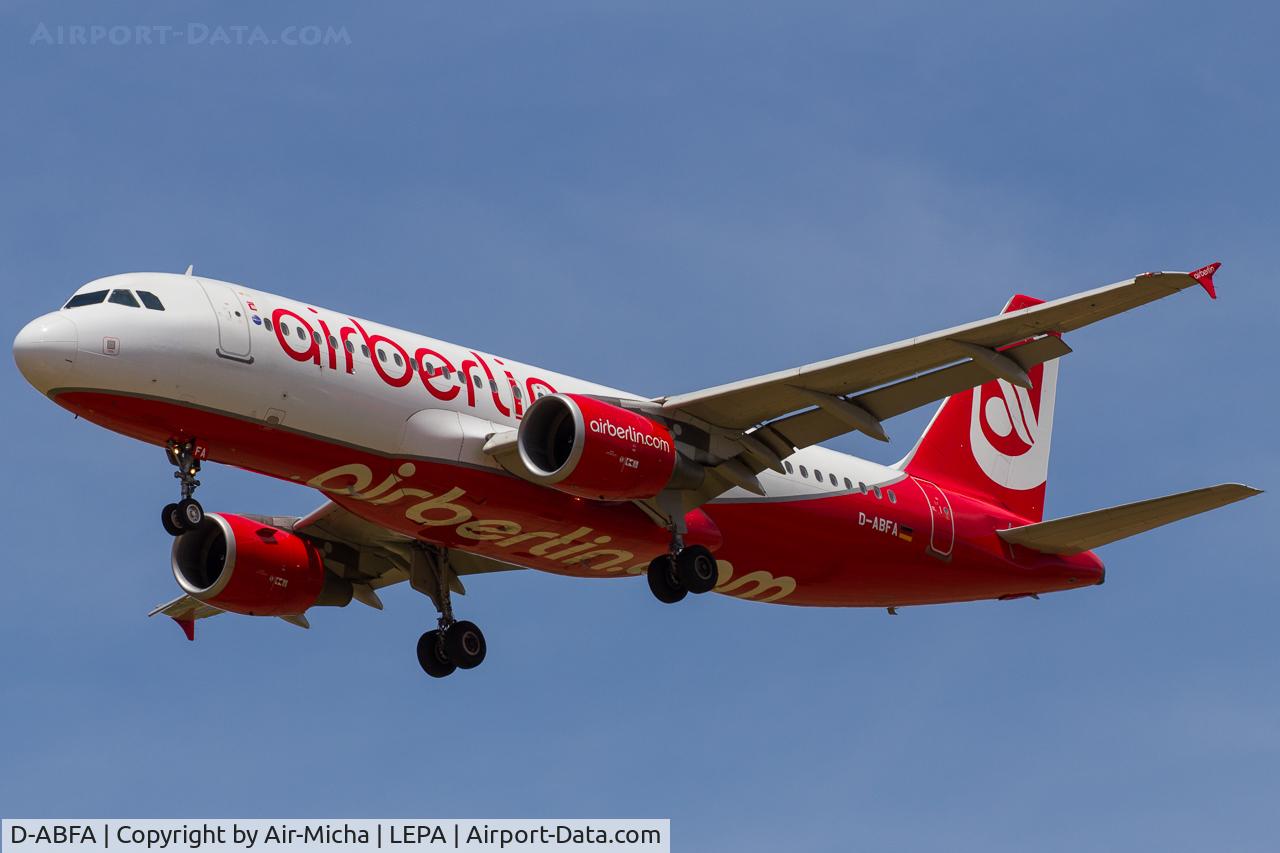 D-ABFA, 2009 Airbus A320-214 C/N 4101, Air Berlin