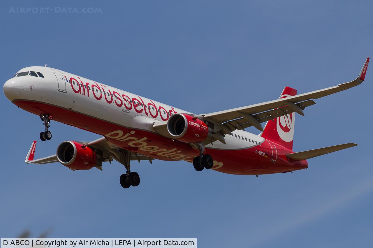 D-ABCO, 2015 Airbus A321-211 C/N 6501, Air Berlin