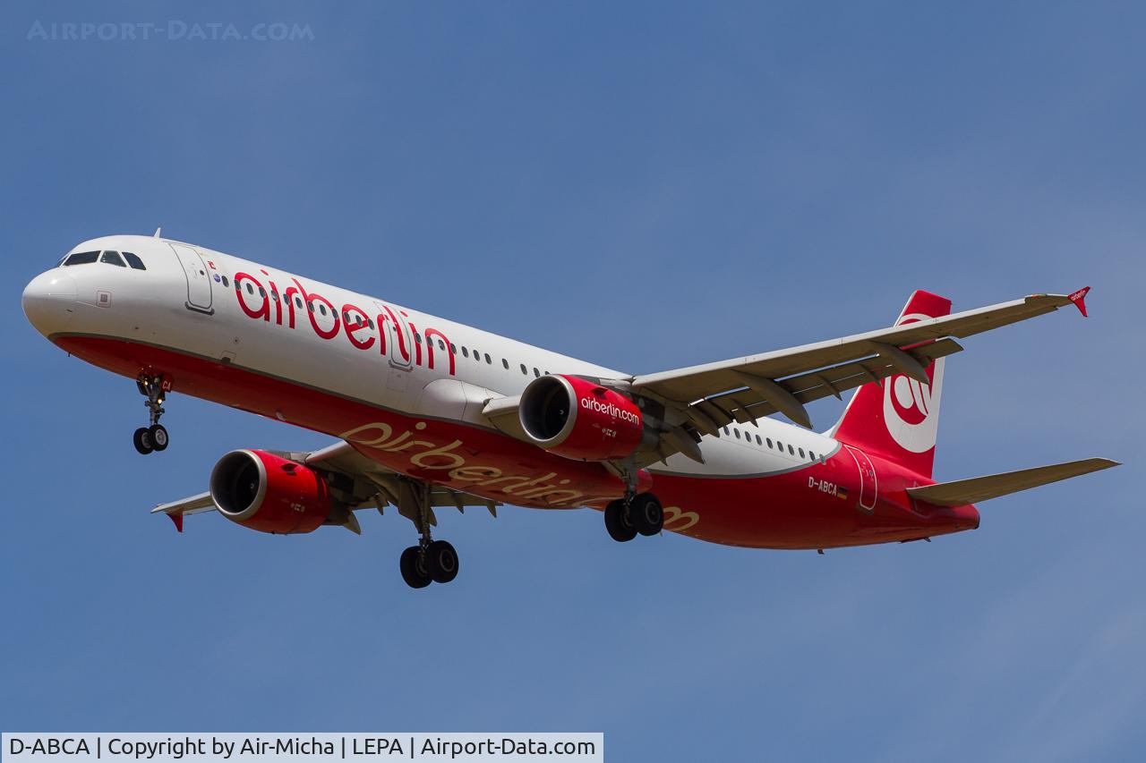 D-ABCA, 2008 Airbus A321-211 C/N 3708, Air Berlin