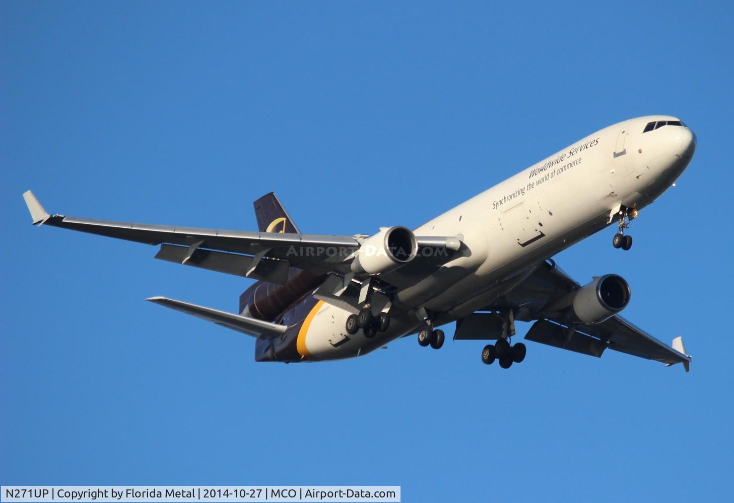 N271UP, 1993 McDonnell Douglas MD-11F C/N 48572, UPS MD-11