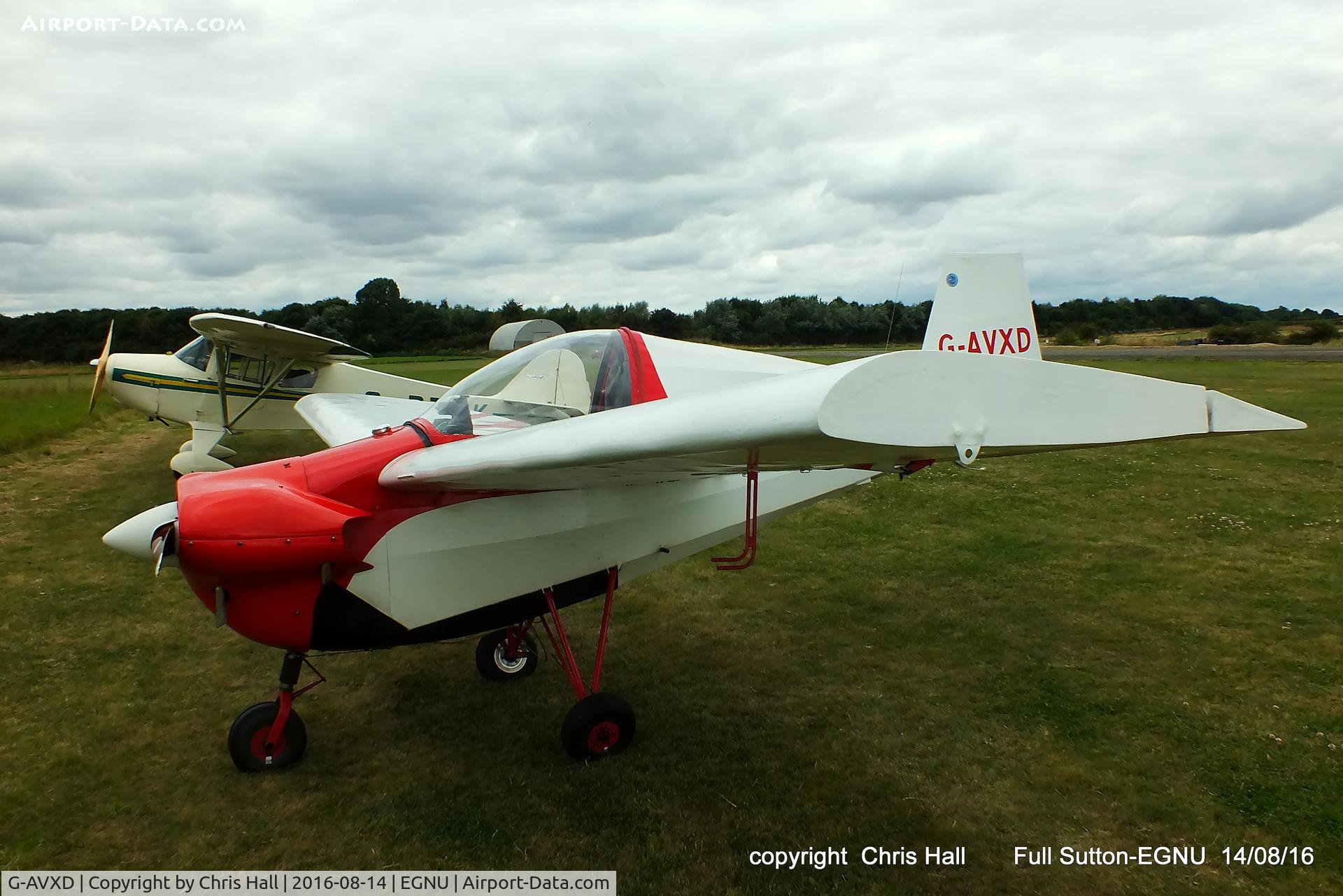 G-AVXD, 1967 Slingsby T.66 Nipper 3 C/N S109, at the LAA Vale of York Strut fly-in, Full Sutton