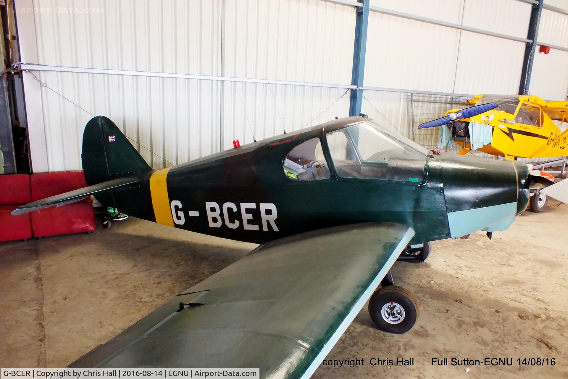 G-BCER, 1952 Gardan GY-201 Minicab C/N 8, at the LAA Vale of York Strut fly-in, Full Sutton