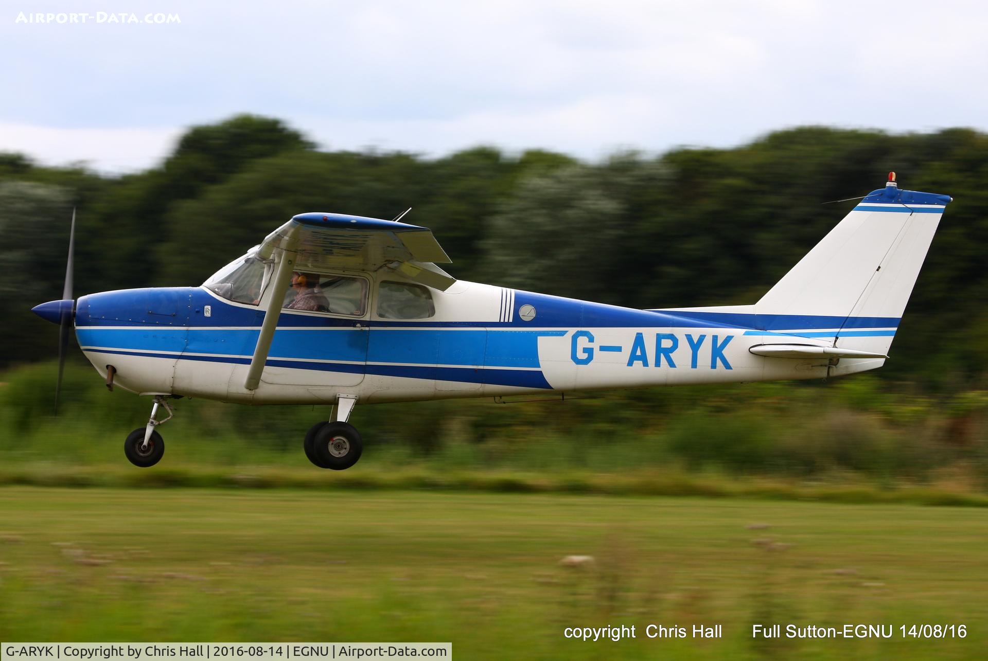G-ARYK, 1962 Cessna 172C Skyhawk C/N 17249288, at the LAA Vale of York Strut fly-in, Full Sutton