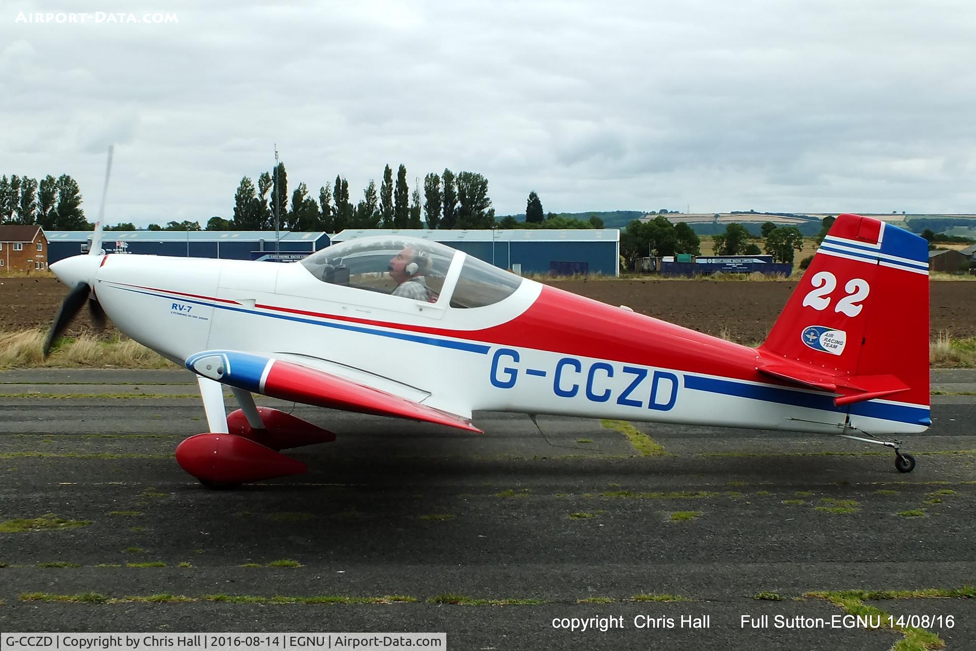 G-CCZD, 2004 Vans RV-7 C/N PFA 323-14087, at the LAA Vale of York Strut fly-in, Full Sutton